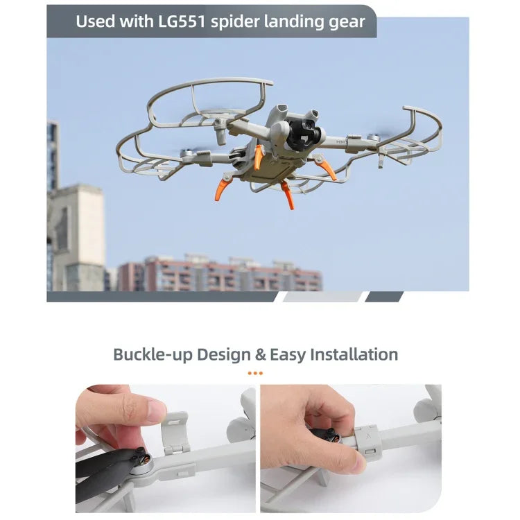 DJI Mini 3 Sunnylife 드론 프로펠러 보호 가드 충돌 방지 링용
