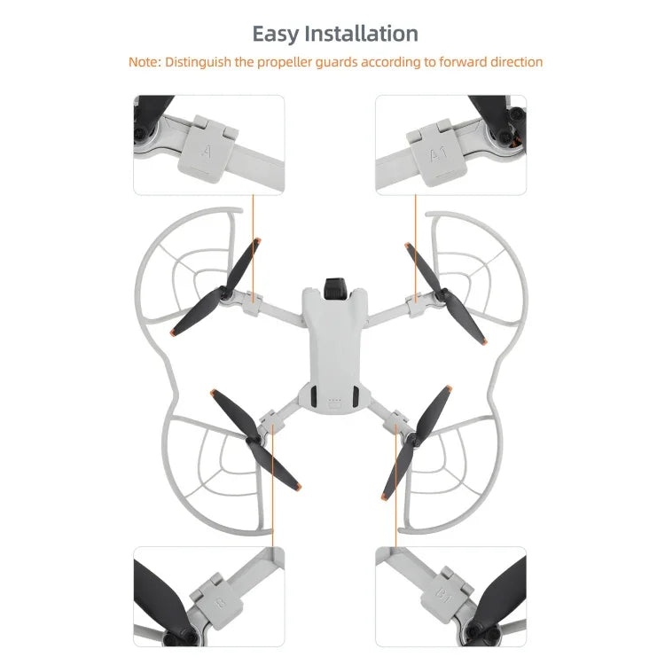 DJI Mini 3 Sunnylife 드론 프로펠러 보호 가드 충돌 방지 링용