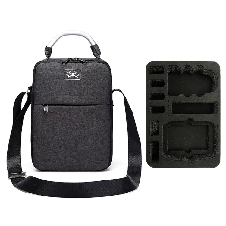 DJI Mini 2 SE 충격 방지 단일 어깨 수납 휴대용 케이스 박스 가방, 크기: 30 x 22 x 8.5cm, 검정색