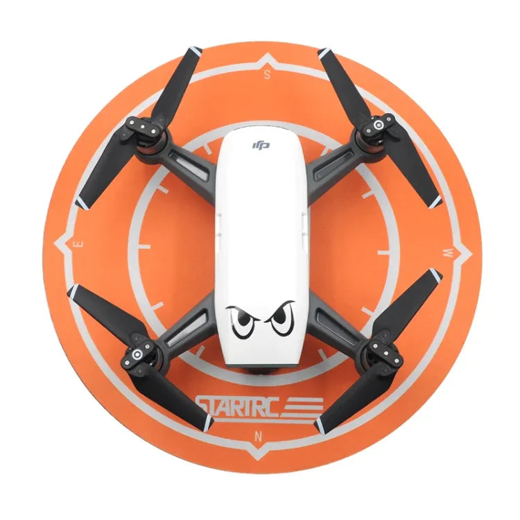 STARTRC RC 드론 쿼드콥터 휴대용 주차 매트 빠른 접이식 착륙 주차 패드 DJI Mavic Mini / Air 2 / Shark용, 직경: 25cm, 직경: 25cm