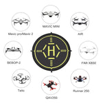 STARTRC RC 드론 쿼드콥터 휴대용 주차 매트 빠른 접이식 착륙 주차 패드 DJI Mavic Mini / Mavic Air 2용, 직경: 56cm, 직경: 56cm