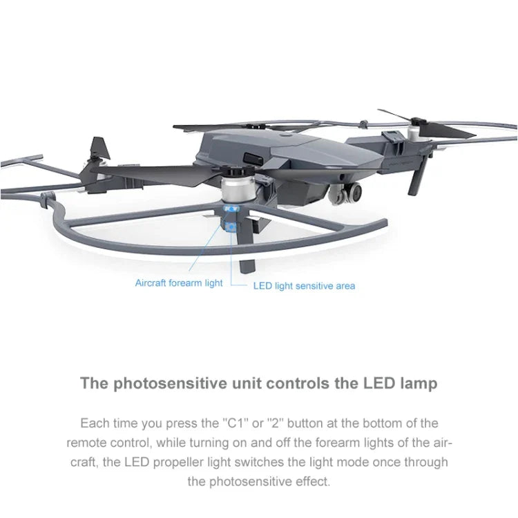 PGYTECH P-MA-124 DJI 매빅 프로 전용 LED 랜턴 패들 보호 커버, DJI 매빅 프로용