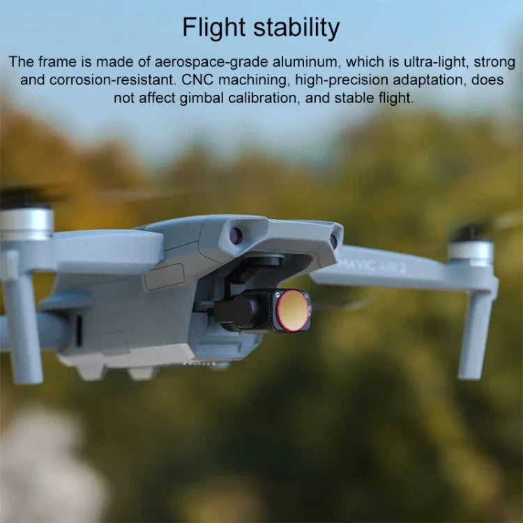 PGYTECH P-16A-032 UV 렌즈 필터 DJI 매빅 에어 2 드론 액세서리용, UV 렌즈