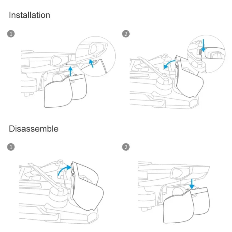 PGYTECH P-12A-023 카메라 렌즈 보호 후드 선쉐이드 짐벌 커버 DJI Mavic Mini 드론용, DJI Mavic Mini 드론용