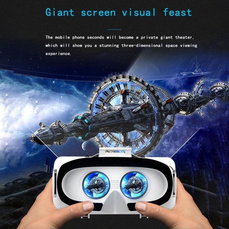 VR SHINECON G06EB 가상 현실 3D 비디오 안경 4.7인치 - 6.1인치 스마트폰용 HiFi 헤드셋 포함, G06EB