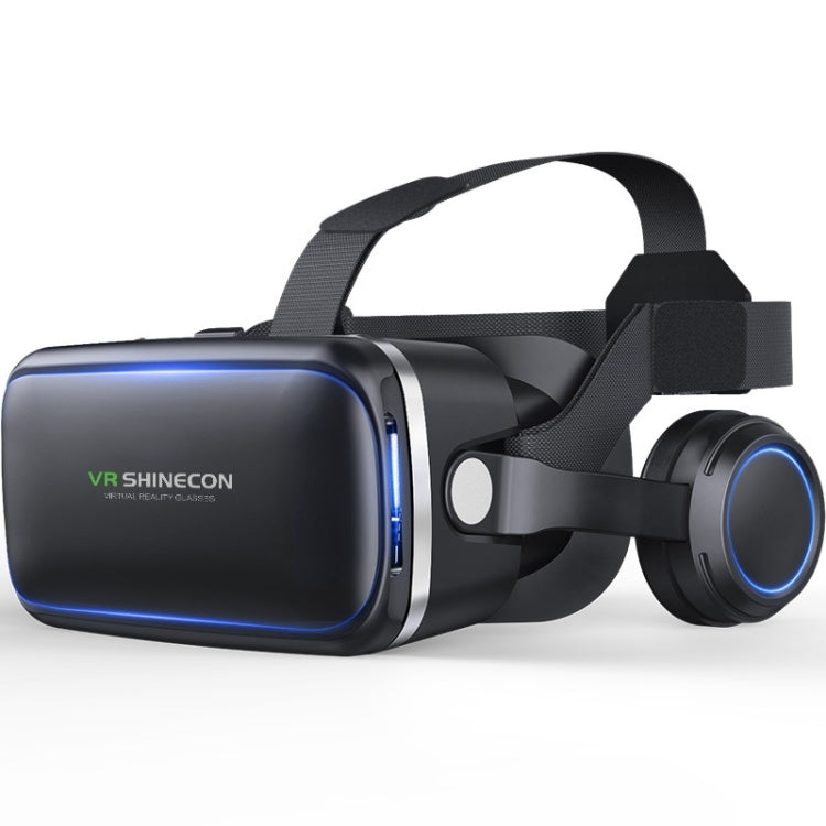 VR SHINECON G04E 가상 현실 3D 비디오 안경 3.5인치 - 6.0인치 스마트폰용 HiFi 헤드셋 포함