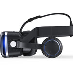 VR SHINECON G04E 가상 현실 3D 비디오 안경 3.5인치 - 6.0인치 스마트폰용 HiFi 헤드셋 포함
