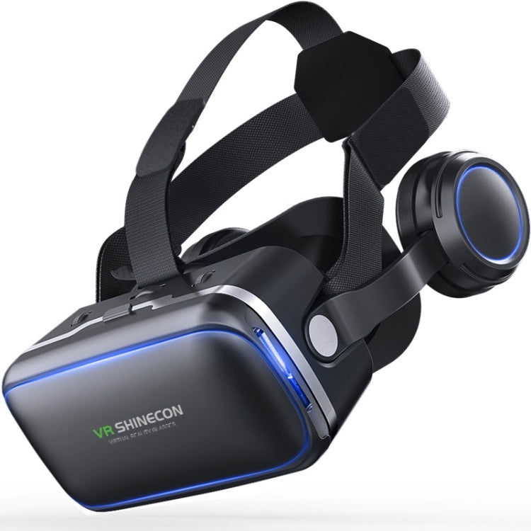 VR SHINECON G04E 가상 현실 3D 비디오 안경 3.5인치 - 6.0인치 스마트폰용 HiFi 헤드셋 포함
