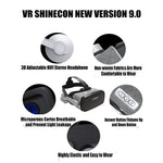 VR SHINECON G07E 가상 현실 3D 비디오 안경, 4.0인치 - 6.3인치 스마트폰용