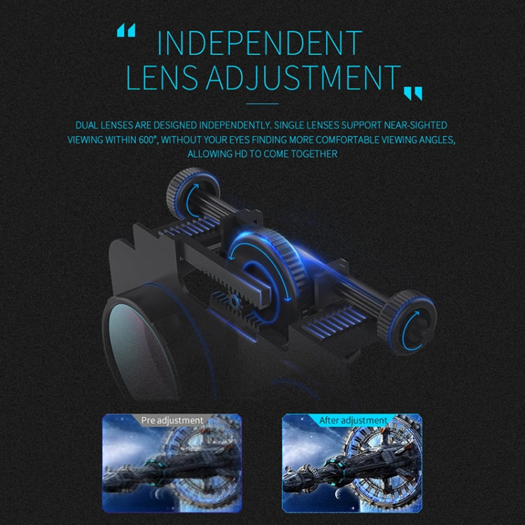 VR SHINECON G06E 가상 현실 3D 비디오 안경, 4.7인치 - 6.1인치 스마트폰용 헤드셋 포함, G06E