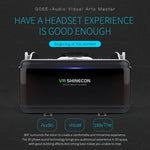 VR SHINECON G06E 가상 현실 3D 비디오 안경, 4.7인치 - 6.1인치 스마트폰용 헤드셋 포함, G06E