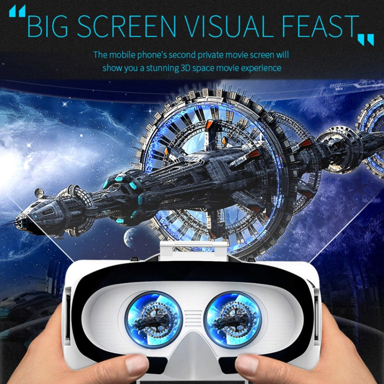 VR SHINECON G06E 가상 현실 3D 비디오 안경, 4.7인치 - 6.1인치 스마트폰용 헤드셋 포함, G06E