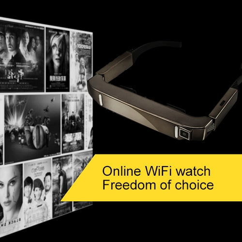 VISION-800 안드로이드 4.4 1GB+2GB 슈퍼 스마트 레티나 안경 3D VR 가상 현실 헤드셋, 5.0MP 카메라, WiFi, 블루투스, TF 카드, 비디오 녹화 지원