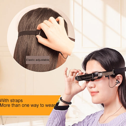 VISION-800 안드로이드 4.4 1GB+2GB 슈퍼 스마트 레티나 안경 3D VR 가상 현실 헤드셋, 5.0MP 카메라, WiFi, 블루투스, TF 카드, 비디오 녹화 지원