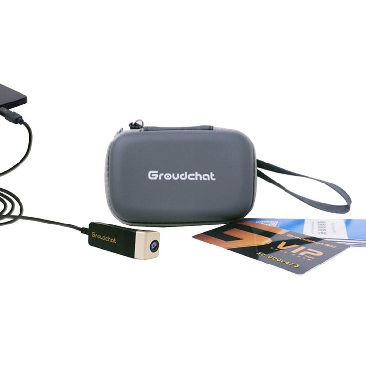 Groudchat JP1DV1 1080P HD 스마트 카메라 휴대폰 USB 라이브 카메라 안경 다리용, 내장 소음 흡수 및 소음 감소 마이크
