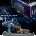 VRG Pro 오디오 비디오 버전 올인원 휴대폰 3D VR 안경, 블루레이 코팅 렌즈 없음