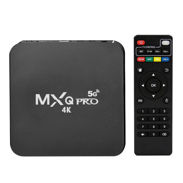 MXQ Pro 5G 1280 x 720 풀 HD 미디어 플레이어 1GB+8GB RK30Board 쿼드 코어 안드로이드 7.1 TV 박스 리모컨 포함