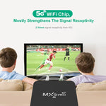 MXQ Pro 5G 1280 x 720 풀 HD 미디어 플레이어 1GB+8GB RK30Board 쿼드 코어 안드로이드 7.1 TV 박스 리모컨 포함