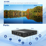 Tanix X4 안드로이드 11 스마트 TV 박스, Amlogic S905X4 쿼드코어, 4GB+64GB, 듀얼 와이파이, 블루투스, 4GB+64GB