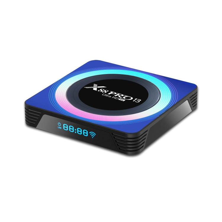 아크릴 X88 Pro 13 8K 울트라 HD 안드로이드 13.0 스마트 TV 박스 리모컨 포함, RK3528 쿼드코어, 4G+64GB, 4G+64GB
