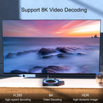 아크릴 X88 Pro 13 8K 울트라 HD 안드로이드 13.0 스마트 TV 박스 리모컨 포함, RK3528 쿼드코어, 4G+64GB, 4G+64GB