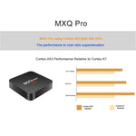 MXQ PROi 1080P 4K HD 스마트 TV 박스 리모컨 포함, 안드로이드 7.1 S905W 쿼드코어 Cortex-A53 최대 2GHz, RAM: 2GB, ROM: 16GB, WiFi 지원, UK 플러그, 2GB+16GB, UK 플러그