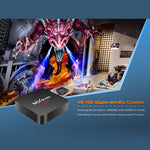 MXQ PROi 1080P 4K HD 스마트 TV 박스 리모컨 포함, 안드로이드 7.1 S905W 쿼드코어 Cortex-A53 최대 2GHz, RAM: 2GB, ROM: 16GB, WiFi 지원, UK 플러그, 2GB+16GB, UK 플러그