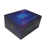 X96 Air 8K 스마트 TV 박스 안드로이드 9.0 미디어 플레이어 리모컨 포함, 쿼드코어 Amlogic S905X3, RAM: 4GB, ROM: 32GB, 듀얼 밴드 WiFi, 블루투스, AU 플러그, 4GB+32GB