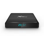 X96 Air 8K 스마트 TV 박스 안드로이드 9.0 미디어 플레이어 리모컨 포함, 쿼드코어 Amlogic S905X3, RAM: 4GB, ROM: 64GB, 듀얼 밴드 WiFi, 블루투스, AU 플러그, 4GB+64GB