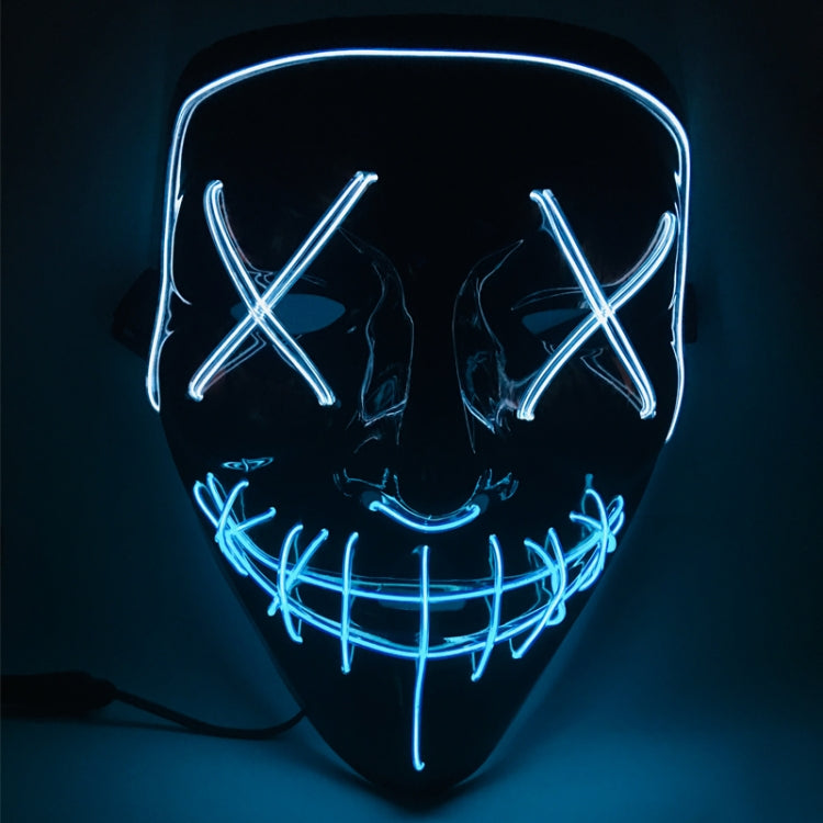 Halloween Festival Party X Face Seam Mouth LED Luminescence Mask
