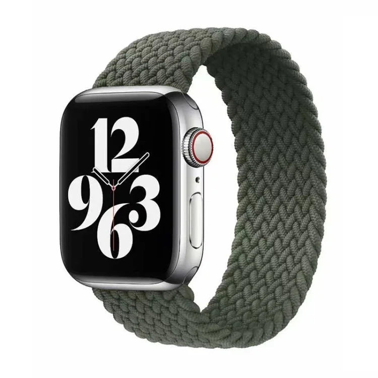 단일 회전 나일론 직조 시계줄 Apple Watch 시리즈 6 & SE & 5 & 4 40mm / 3 & 2 & 1 38mm용, S, M, L