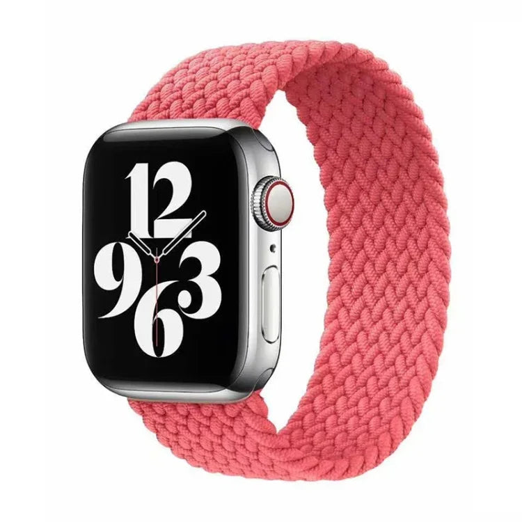 단일 회전 나일론 직조 시계줄 Apple Watch 시리즈 6 & SE & 5 & 4 40mm / 3 & 2 & 1 38mm용, S, M, L