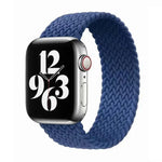 단일 회전 나일론 직조 시계줄 Apple Watch 시리즈 6 & SE & 5 & 4 40mm / 3 & 2 & 1 38mm용, S, M, L