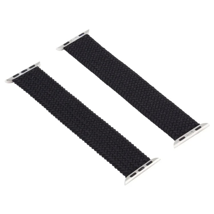 단일 회전 나일론 직조 시계줄 Apple Watch 시리즈 6 & SE & 5 & 4 44mm / 3 & 2 & 1 42mm용, S, M, L