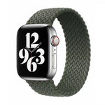 단일 회전 나일론 직조 시계줄 Apple Watch 시리즈 6 & SE & 5 & 4 44mm / 3 & 2 & 1 42mm용, S, M, L