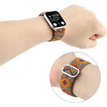 금속 일본식 버클 탄성 나일론 교체용 시계줄, Apple Watch 시리즈 7 45mm / 6 & SE & 5 & 4 44mm / 3 & 2 & 1 42mm용, Apple Watch 시리즈 8&7 41mm / SE 2&6&SE&5&4 40mm / 3&2&1 38mm용