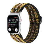 금속 일본식 버클 탄성 나일론 교체용 시계줄, Apple Watch 시리즈 7 45mm / 6 & SE & 5 & 4 44mm / 3 & 2 & 1 42mm용, Apple Watch 시리즈 8&7 41mm / SE 2&6&SE&5&4 40mm / 3&2&1 38mm용