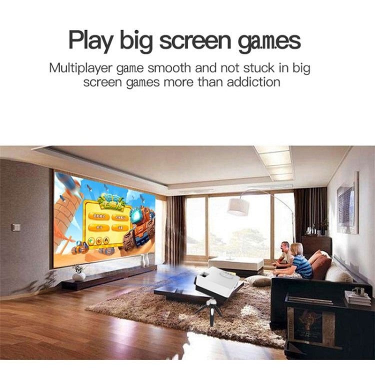 J15 1920 x 1080P HD 가정용 미니 LED 프로젝터 삼각대 마운트 지원 AV / HDMI x 1 / USB x 1 / TF x 1, EU 플러그, US 플러그, UK 플러그, AU 플러그