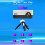 J15 1920 x 1080P HD 가정용 미니 LED 프로젝터 삼각대 마운트 지원 AV / HDMI x 1 / USB x 1 / TF x 1, EU 플러그, US 플러그, UK 플러그, AU 플러그