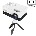 J15 1920 x 1080P HD 가정용 미니 LED 프로젝터 삼각대 마운트 지원 AV / HDMI x 1 / USB x 1 / TF x 1, EU 플러그, US 플러그, UK 플러그, AU 플러그