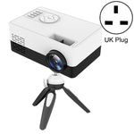 J15 1920 x 1080P HD 가정용 미니 LED 프로젝터 삼각대 마운트 지원 AV / HDMI x 1 / USB x 1 / TF x 1, EU 플러그, US 플러그, UK 플러그, AU 플러그