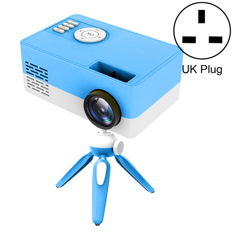 J15 1920 x 1080P HD 가정용 미니 LED 프로젝터 삼각대 마운트 지원 AV / HDMI x 1 / USB x 1 / TF x 1, EU 플러그, US 플러그, UK 플러그, AU 플러그