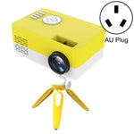 J15 1920 x 1080P HD 가정용 미니 LED 프로젝터 삼각대 마운트 지원 AV / HDMI x 1 / USB x 1 / TF x 1, EU 플러그, US 플러그, UK 플러그, AU 플러그
