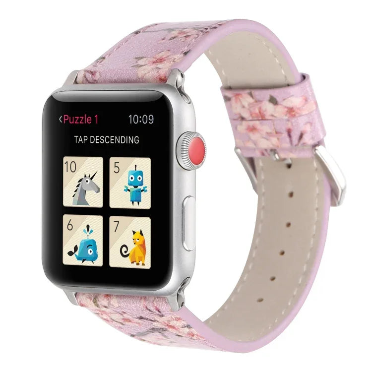 플럼 시리즈 가죽 교체용 시계줄, Apple Watch Series 6 & SE & 5 & 4 44mm / 3 & 2 & 1 42mm용, Apple Watch Ultra 49mm용 / Series 8&7 45mm용 / SE 2&6&SE&5&4 44mm / 3&2&1 42mm용, Apple Watch Series 7 45mm / 6 & SE & 5 & 4 44mm / 3 & 2 & 1 42mm용