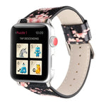 플럼 시리즈 가죽 교체용 시계줄, Apple Watch Series 6 & SE & 5 & 4 40mm / 3 & 2 & 1 38mm용, Apple Watch Series 8&7 41mm / SE 2&6&SE&5&4 40mm / 3&2&1 38mm용, Apple Watch Series 7 41mm / 6 & SE & 5 & 4 40mm / 3 & 2 & 1 38mm용