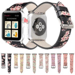 플럼 시리즈 가죽 교체용 시계줄, Apple Watch Series 6 & SE & 5 & 4 40mm / 3 & 2 & 1 38mm용, Apple Watch Series 8&7 41mm / SE 2&6&SE&5&4 40mm / 3&2&1 38mm용, Apple Watch Series 7 41mm / 6 & SE & 5 & 4 40mm / 3 & 2 & 1 38mm용