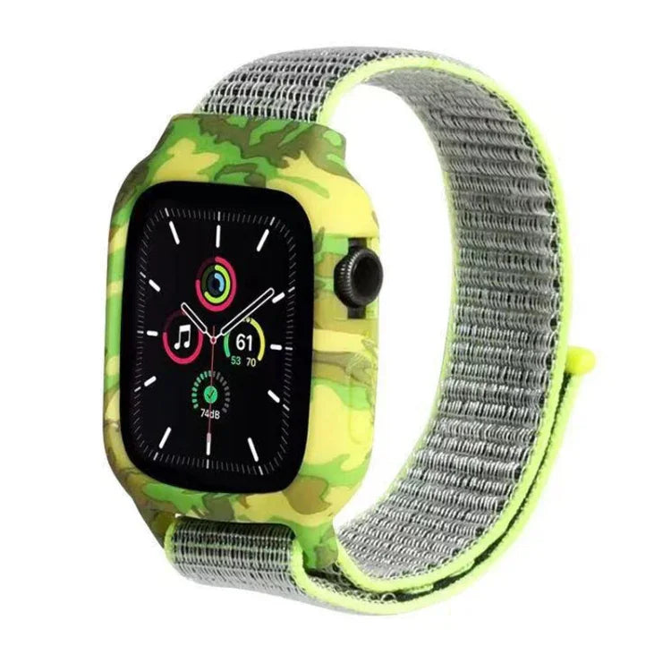 나일론 교체용 손목 스트랩 시계줄, Apple Watch Series 6 & SE & 5 & 4 40mm / 3 & 2 & 1 38mm용, Apple Watch Series 7 41mm / 6 & SE & 5 & 4 40mm / 3 & 2 & 1 38mm용