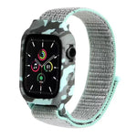 나일론 교체용 손목 스트랩 시계줄, Apple Watch Series 6 & SE & 5 & 4 40mm / 3 & 2 & 1 38mm용, Apple Watch Series 7 41mm / 6 & SE & 5 & 4 40mm / 3 & 2 & 1 38mm용