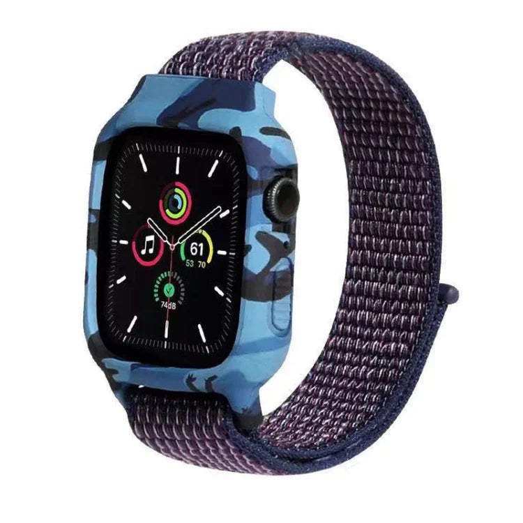 나일론 교체용 손목 스트랩 시계줄, Apple Watch Series 6 & SE & 5 & 4 40mm / 3 & 2 & 1 38mm용, Apple Watch Series 7 41mm / 6 & SE & 5 & 4 40mm / 3 & 2 & 1 38mm용