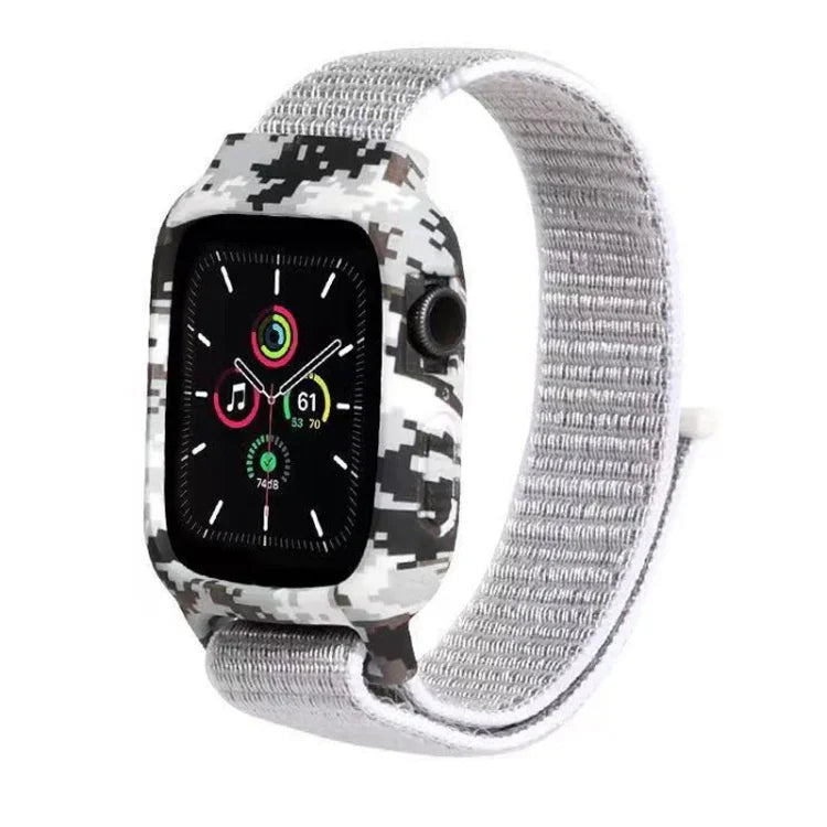 나일론 교체용 손목 스트랩 시계줄, Apple Watch Series 6 & SE & 5 & 4 40mm / 3 & 2 & 1 38mm용, Apple Watch Series 7 41mm / 6 & SE & 5 & 4 40mm / 3 & 2 & 1 38mm용